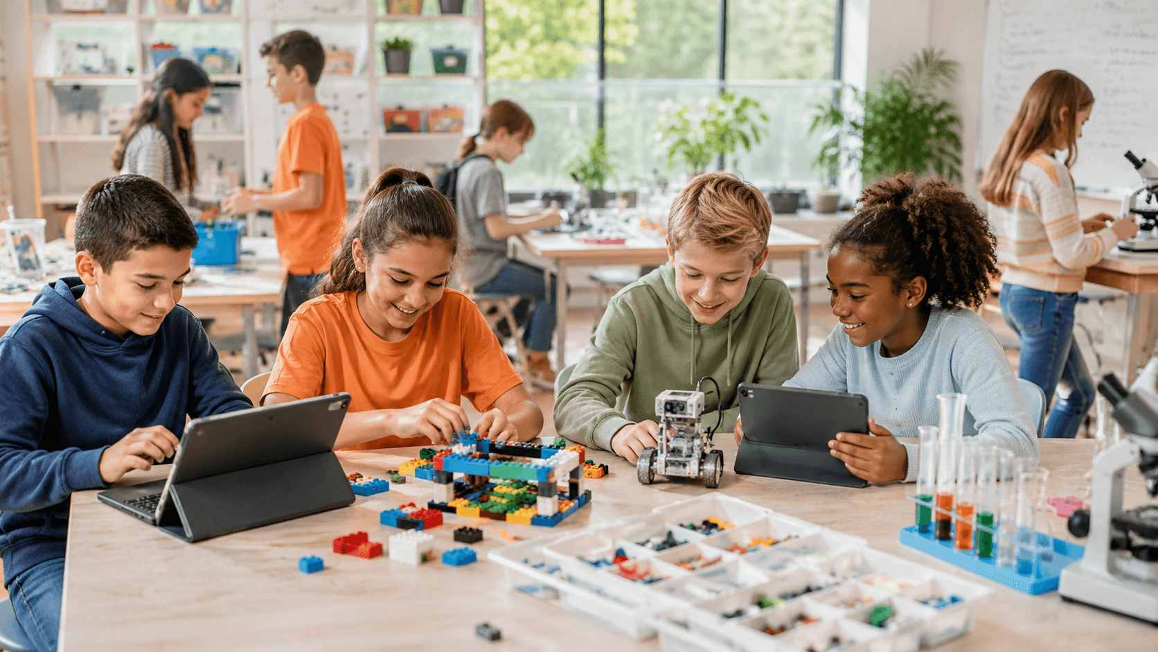 STEM activity at Camp Funatic
