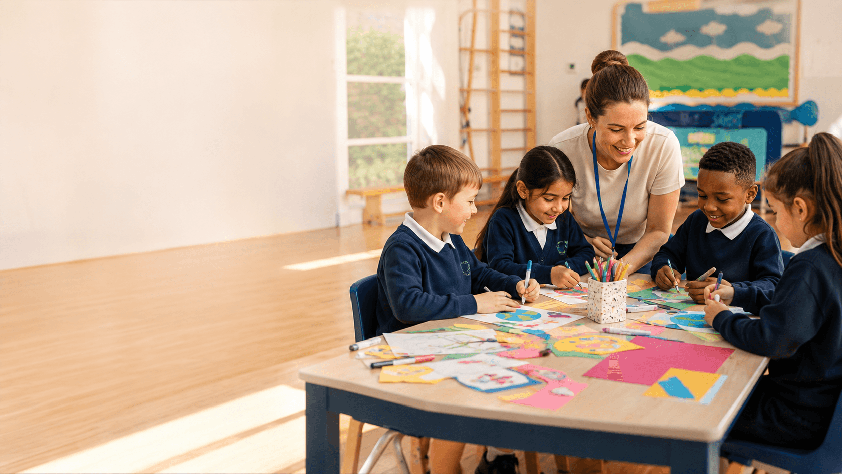 Children at a Funatic school club