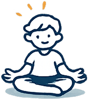 Child doing a yoga pose